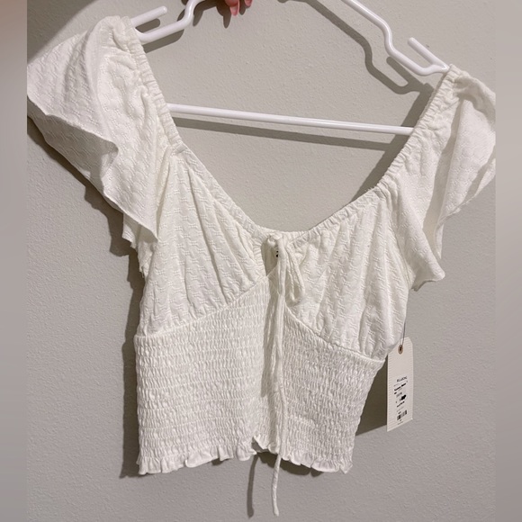 Billabong Tops - Billabong White Casual Blouse NWT